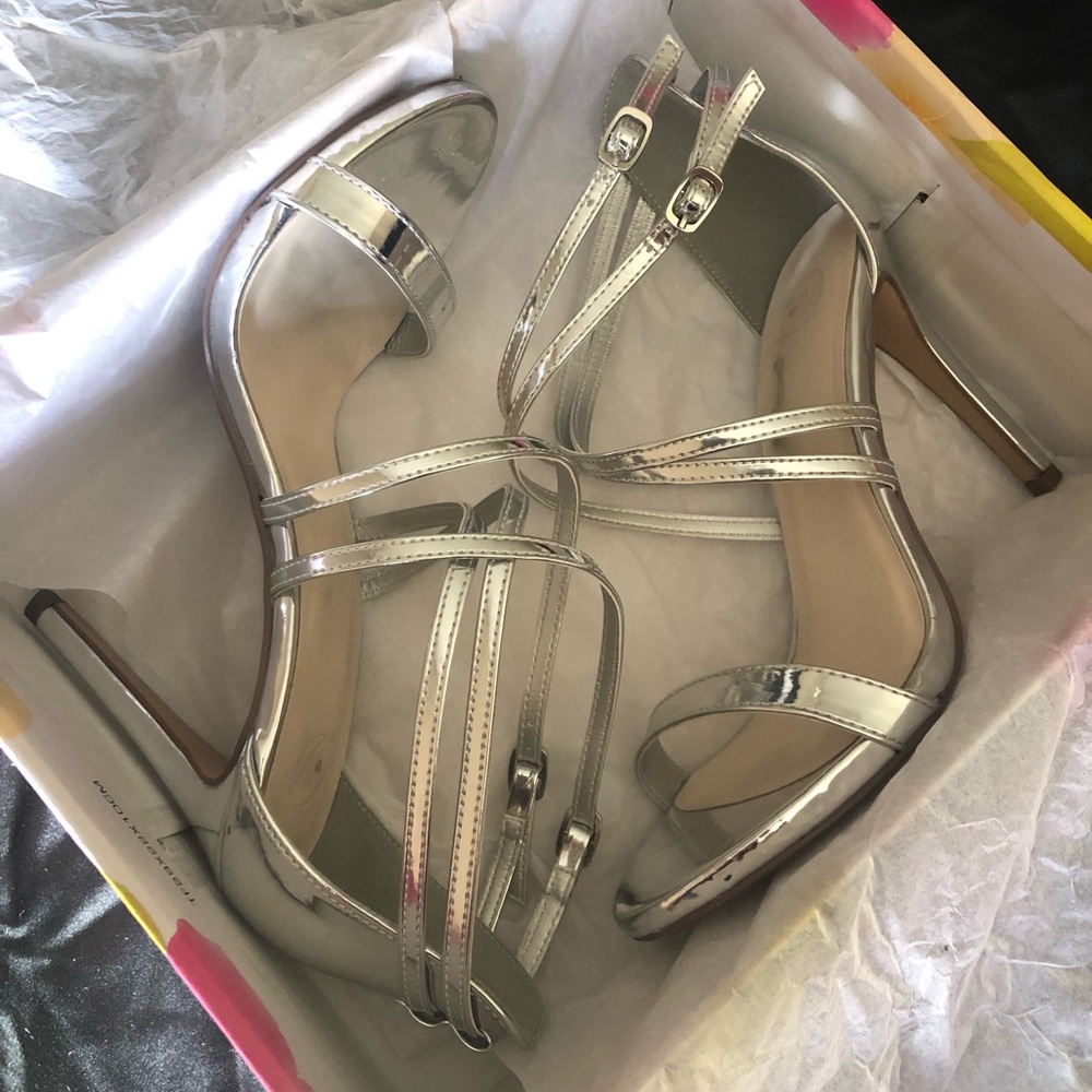 Silver heels